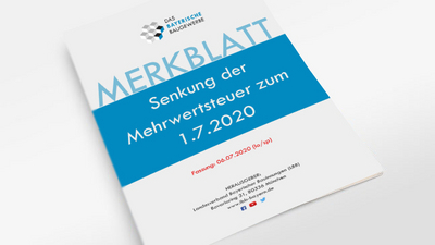 Mehrwertsteuersenkung 2020 Mehrwertsteuersenkung 2020